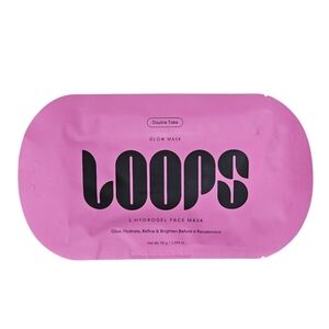 NEW Loops Double Take Glow Hydrogel Face Mask Hydrate Refine Brighten